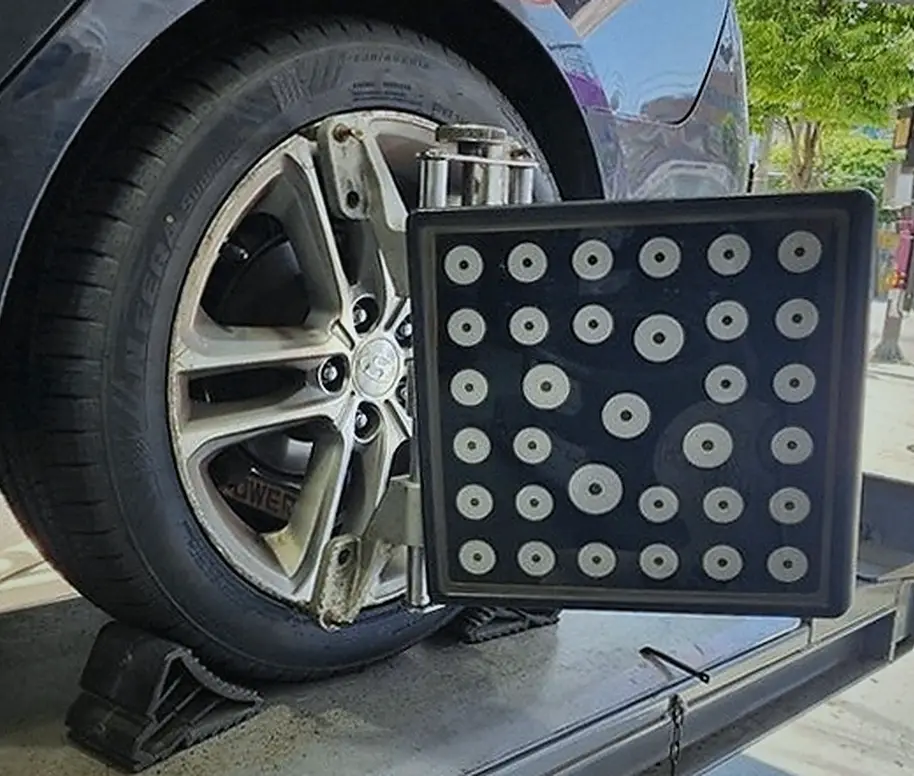 성주면 아우디 SQ6 e-트론 넥센타이어렌탈 현장 시공 실사